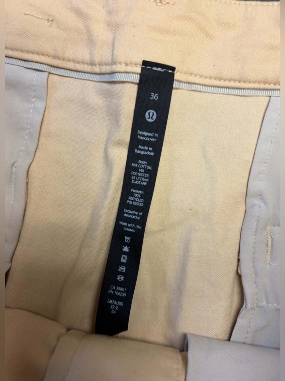 Lululemon Commission Classic-Fit Short *Oxford - 36x7" - Picture 4 of 6